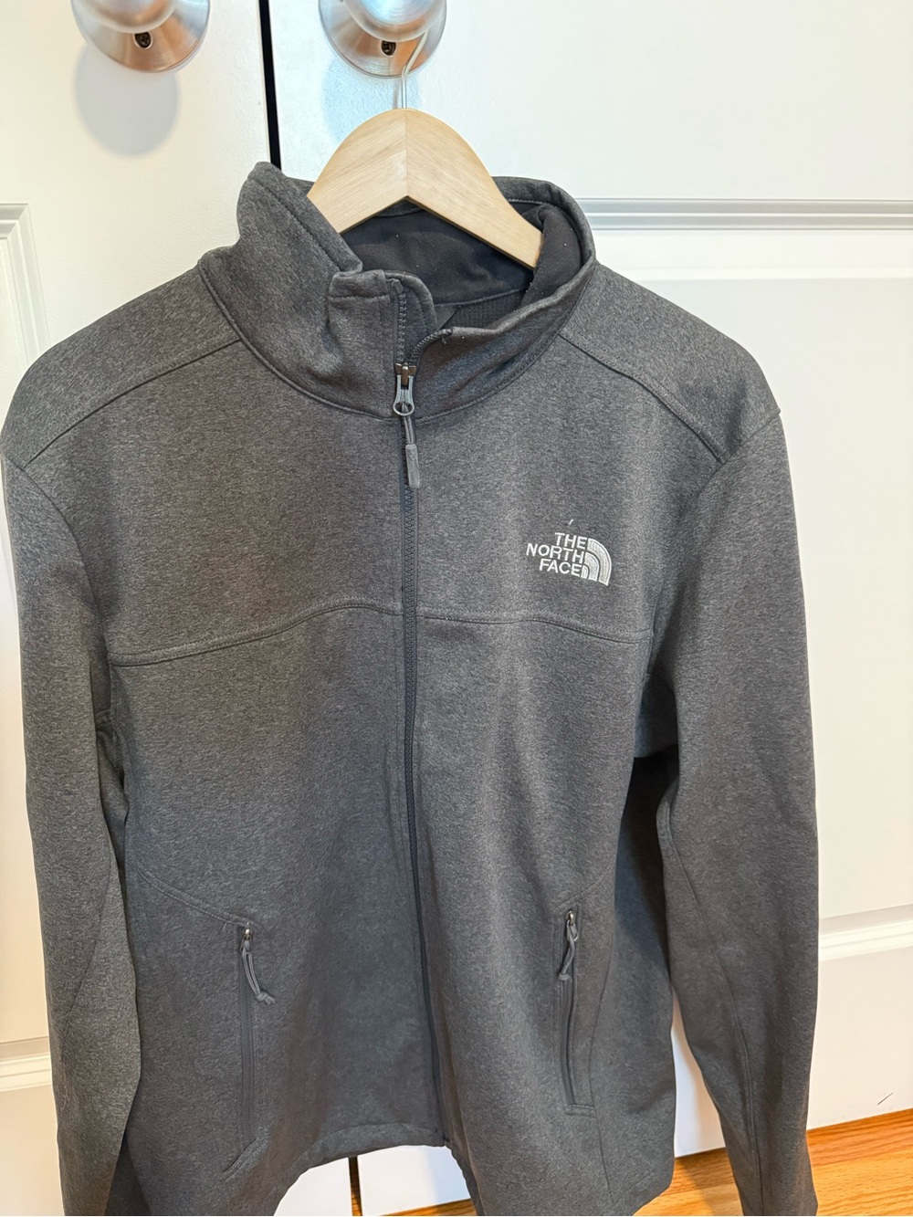 The North Face Charcoal Gray Full-Zip Jacket